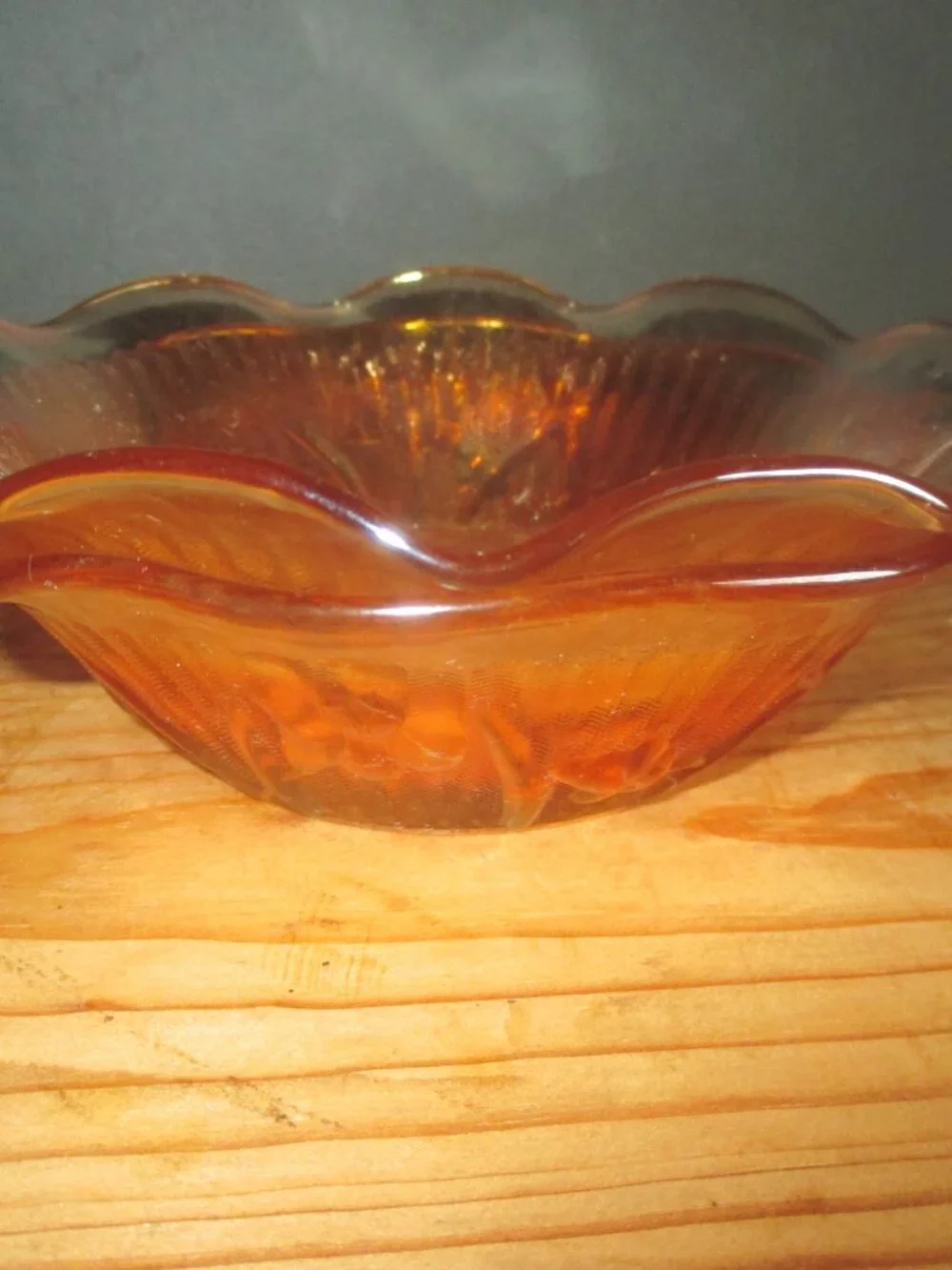 IRIS & HERRINGBONE MARIGOLD RUFFLED SMALL BOWLS